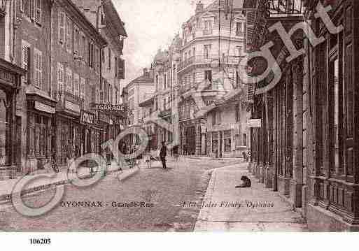 Ville de OYONNAX, carte postale ancienne