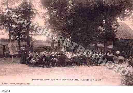 Ville de PIHENLESGUINES, carte postale ancienne