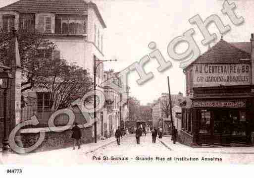 Ville de PRESTGERVAIS(LE), carte postale ancienne