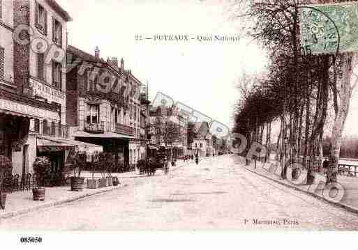 Ville de PUTEAUX, carte postale ancienne