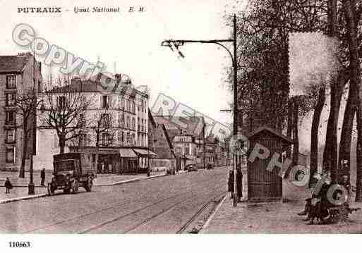 Ville de PUTEAUX, carte postale ancienne