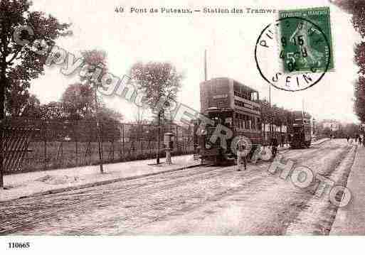 Ville de PUTEAUX, carte postale ancienne