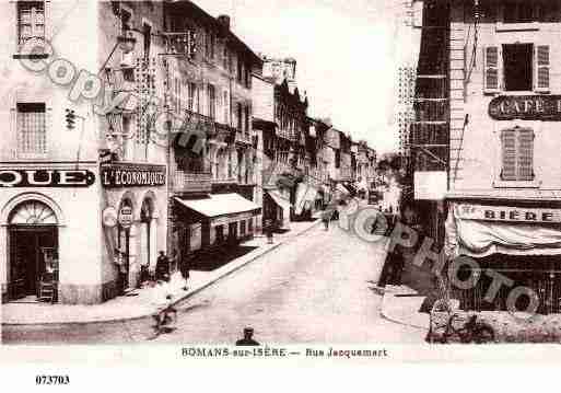 Ville de ROMANSSURISERE, carte postale ancienne