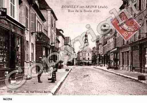 Ville de ROMILLYSURSEINE, carte postale ancienne