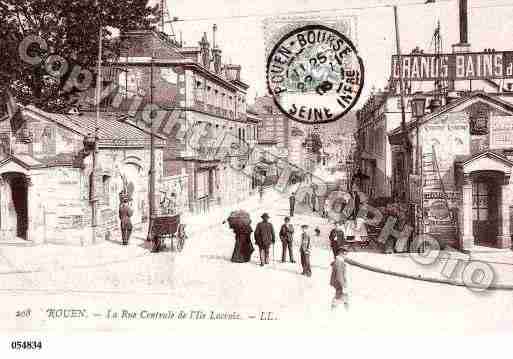 Ville de ROUEN, carte postale ancienne