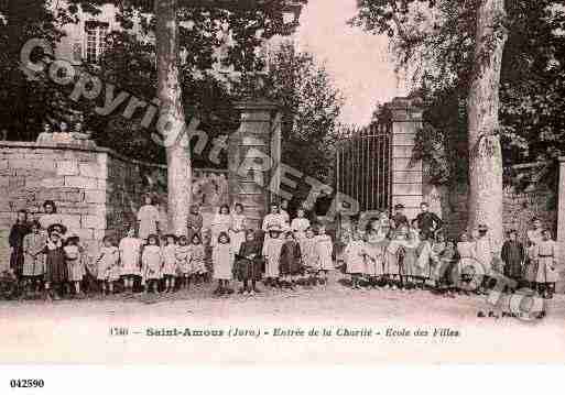 Ville de SAINTAMOUR, carte postale ancienne