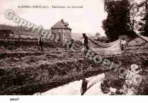 Ville de SAINTAUBINSURSCIE, carte postale ancienne