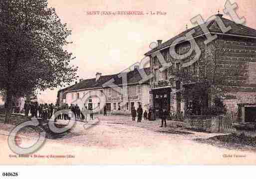 Ville de SAINTJEANSURRESSOUZE, carte postale ancienne