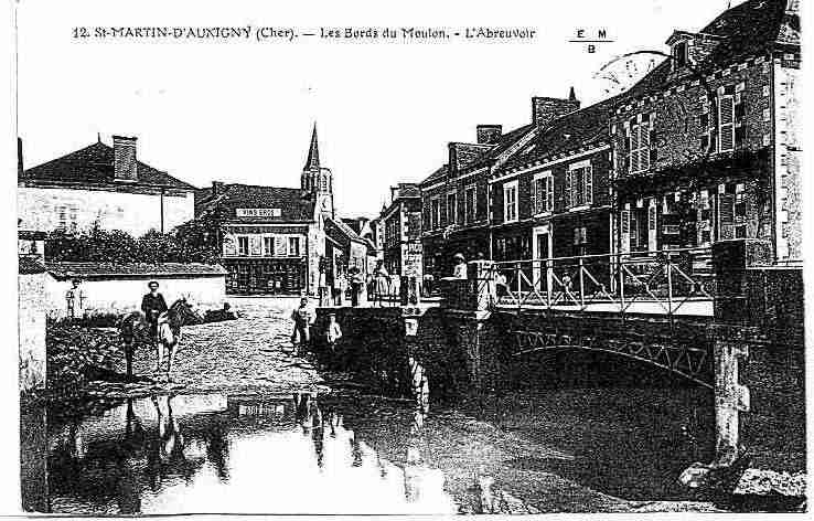 Ville de SAINTMARTIND'AUXIGNY, carte postale ancienne