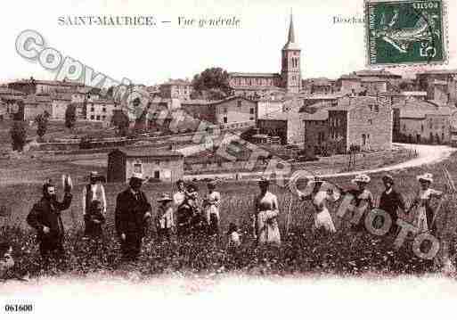 Ville de SAINTMAURICESURDARGOIRE, carte postale ancienne