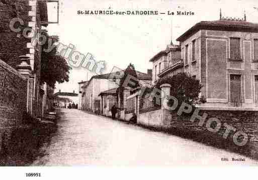 Ville de SAINTMAURICESURDARGOIRE, carte postale ancienne