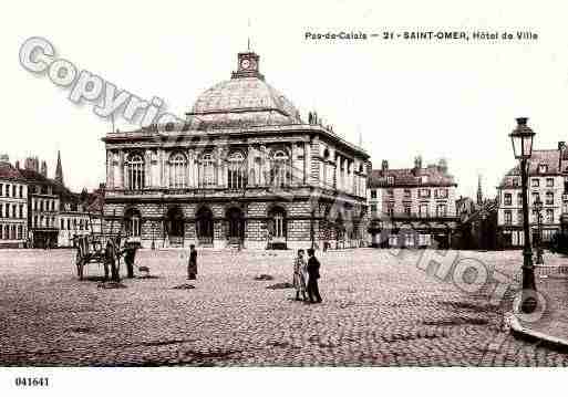 Ville de SAINTOMER, carte postale ancienne