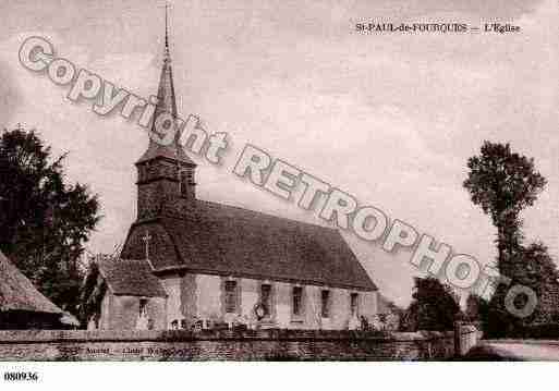 Ville de SAINTPAULDEFOURQUES, carte postale ancienne