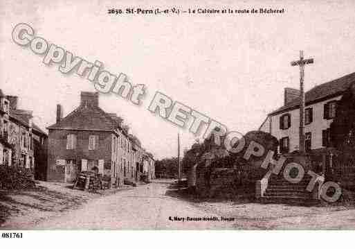 Ville de SAINTPERN, carte postale ancienne