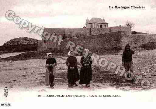 Ville de SAINTPOLDELEON, carte postale ancienne