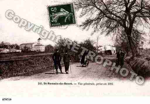 Ville de SAINTROMAINDEBENET, carte postale ancienne