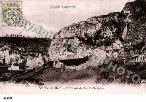 Ville de SAINTSULPICE, carte postale ancienne