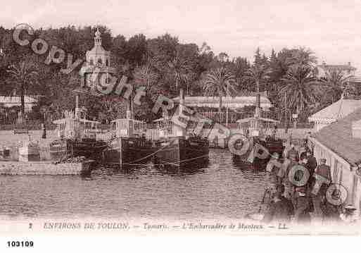 Ville de TAMARIS, carte postale ancienne