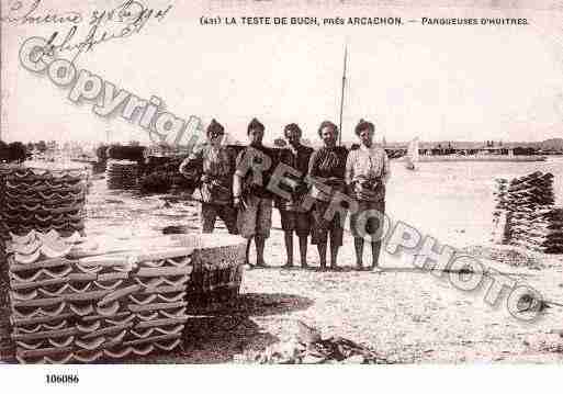 Ville de TESTE(LA), carte postale ancienne