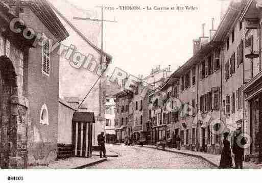 Ville de THONONLESBAINS, carte postale ancienne