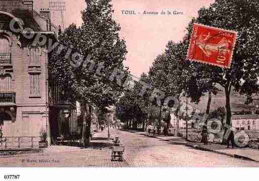 Ville de TOUL, carte postale ancienne