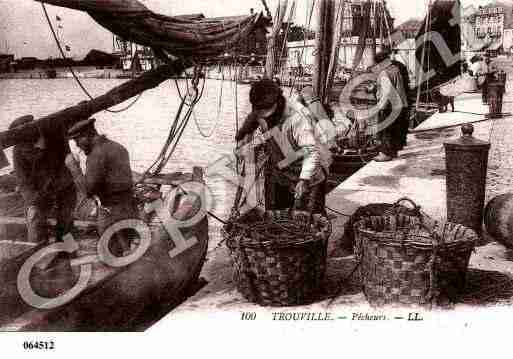 Ville de TROUVILLESURMER, carte postale ancienne