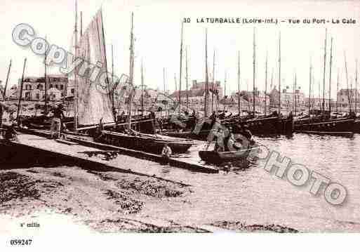 Ville de TURBALLE(LA), carte postale ancienne