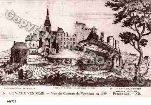 Ville de VENDOME, carte postale ancienne