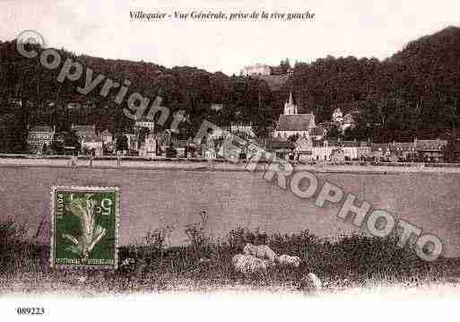 Ville de VILLEQUIER, carte postale ancienne