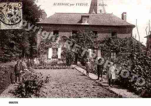 Ville de AUZEBOSC, carte postale ancienne