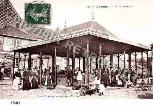 Ville de BERNAY, carte postale ancienne