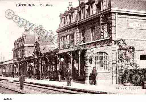 Ville de BETHUNE, carte postale ancienne