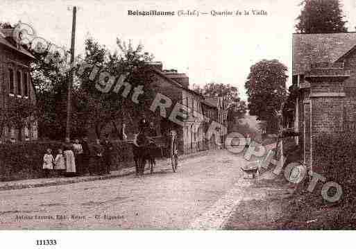 Ville de BOISGUILLAUME, carte postale ancienne