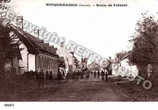 Ville de BOUQUEMAISON, carte postale ancienne