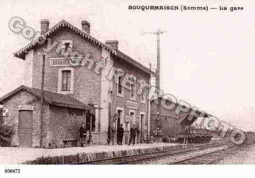 Ville de BOUQUEMAISON, carte postale ancienne