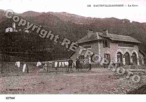 Ville de BOURGSAINTMAURICE, carte postale ancienne