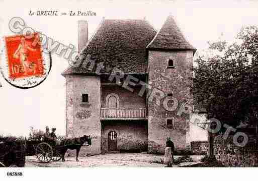 Ville de BREUIL(LE), carte postale ancienne