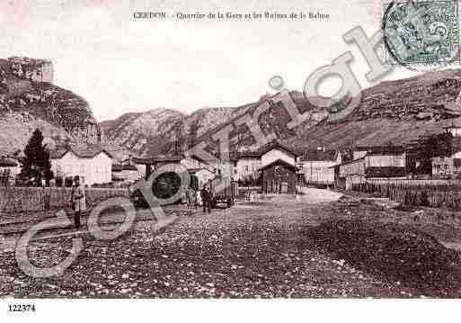 Ville de CERDON, carte postale ancienne