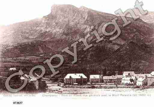 Ville de CHAMPOLEON, carte postale ancienne