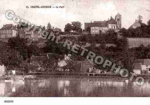 Ville de CHATELCENSOIR, carte postale ancienne