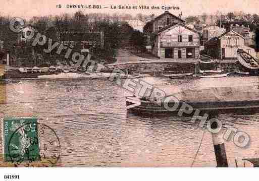 Ville de CHOISYLEROI, carte postale ancienne