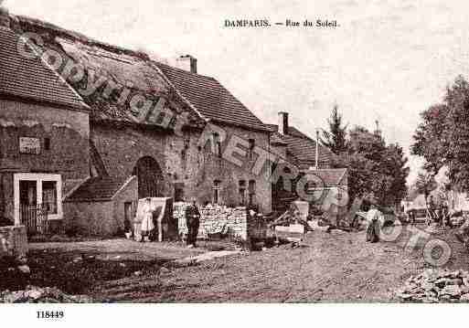 Ville de DAMPARIS, carte postale ancienne