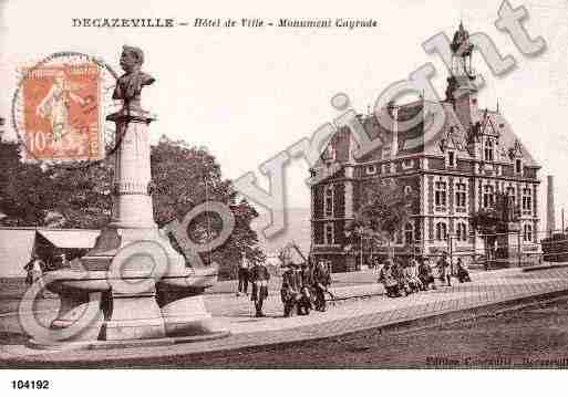 Ville de DECAZEVILLE, carte postale ancienne