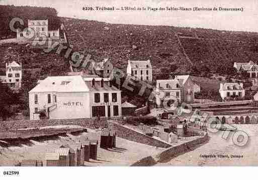 Ville de DOUARNENEZ, carte postale ancienne