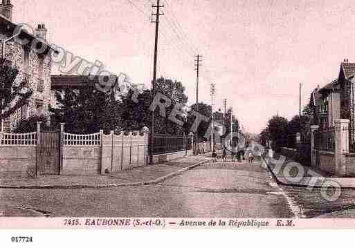 Ville de EAUBONNE, carte postale ancienne