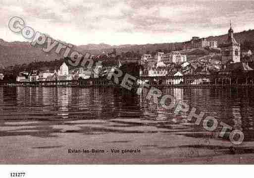 Ville de EVIANLESBAINS, carte postale ancienne