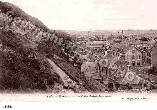 Ville de EVREUX, carte postale ancienne