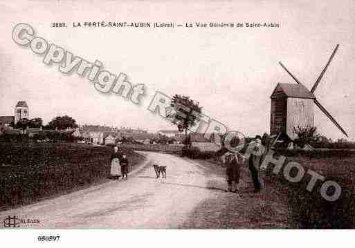 Ville de FERTESAINTAUBIN(LA), carte postale ancienne