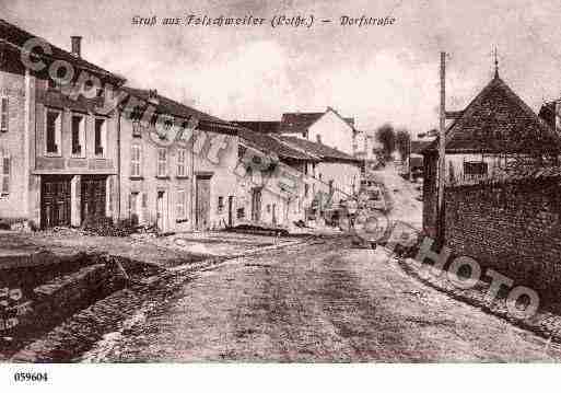 Ville de FOLSCHVILLER, carte postale ancienne