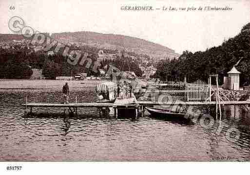 Ville de GERARDMER, carte postale ancienne